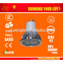 Alta potência Ce Rohs de Gu10 MR16 Led Spotlight AC DC 12V 5w Mini pequeno spot de luz